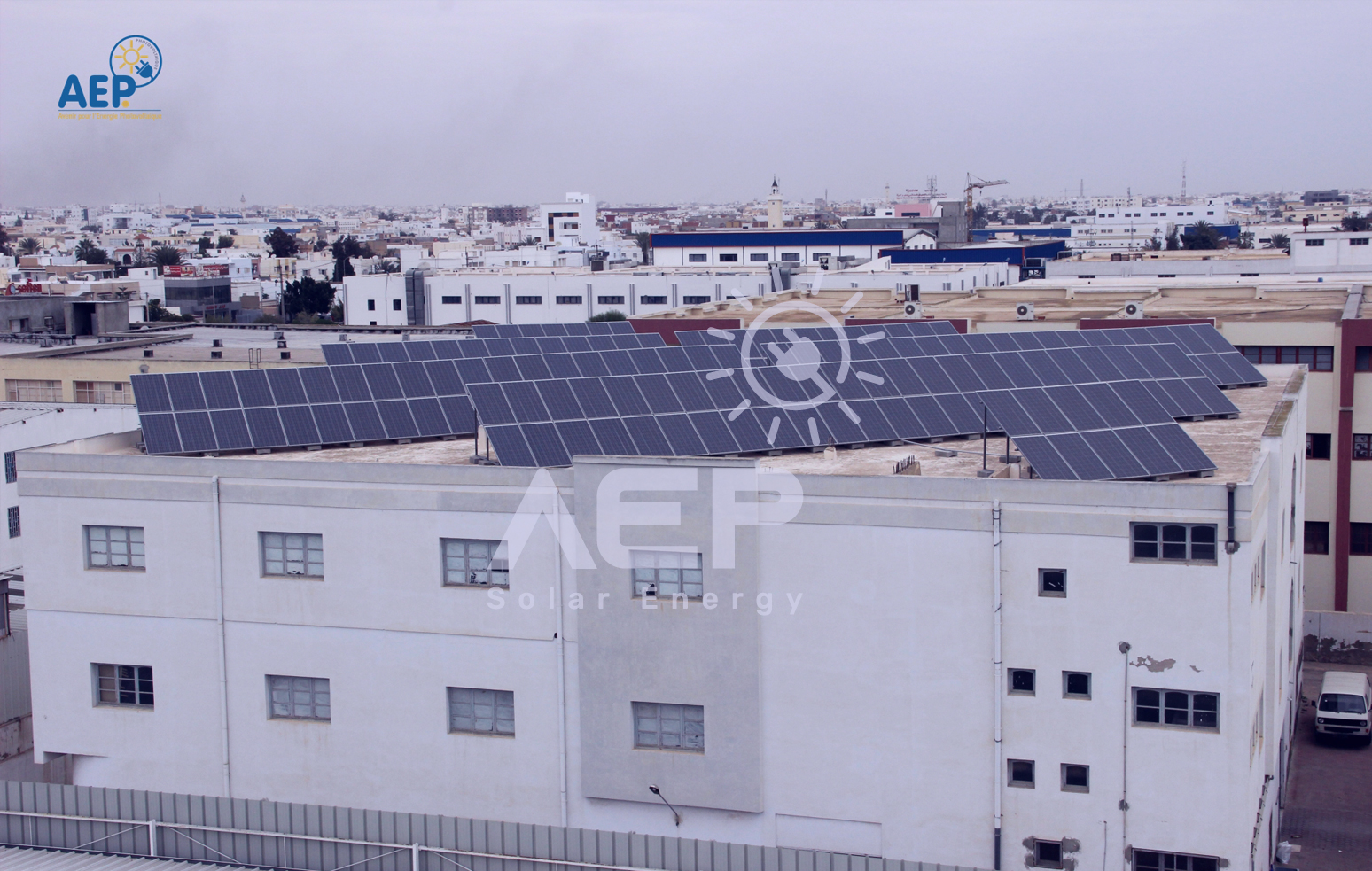 Installations photovoltaïque industrielle mt 60 kw