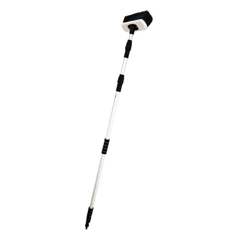 Perche Télescopique Professionnelle 7 m pour Nettoyage Panneaux Solaires - Brosse Alimentée en Eau à Débit Constant - Tête Inclinable 180° pour Toits et Fenêtres - Extensible 1,4 m - 7 m Perche Télescopique Professionnelle 7 m pour Nettoyage Panneaux Solaires - Brosse Alimentée en Eau à Débit Constant - Tête Inclinable 180° pour Toits et Fenêtres - Extensible 1,4 m - 7 m